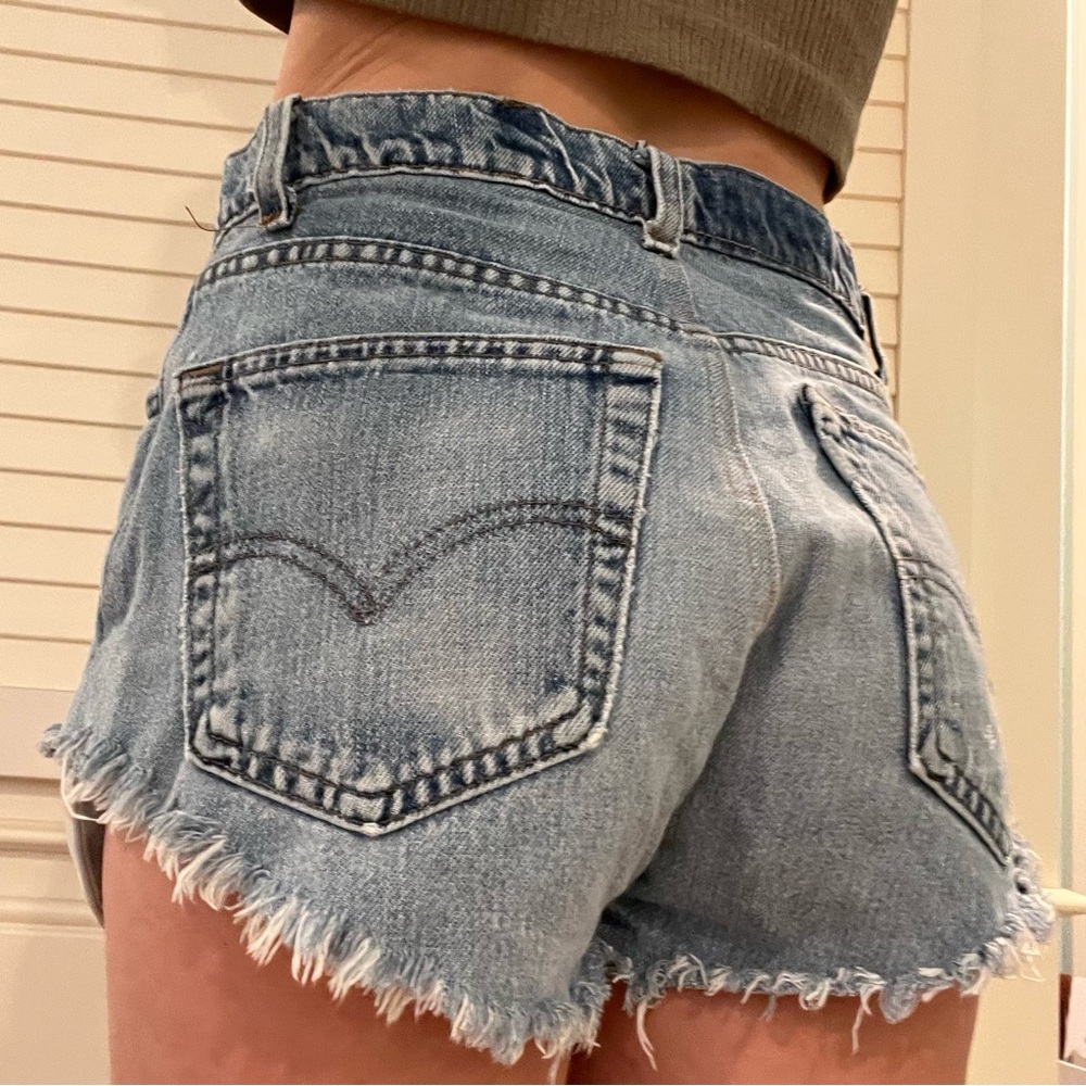 levi’s silver tab denim shorts